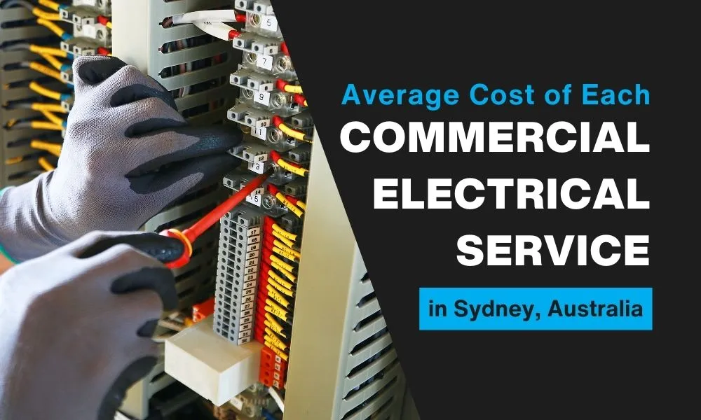 Average Cost of Each Commercial Electrical Service in Sydney, Australia